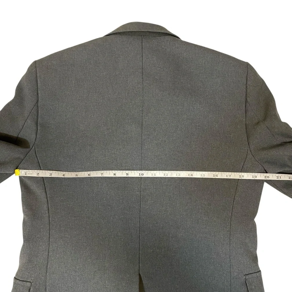 VGT Haggar Men's Blazer Jacket Sport Suit Front Buttons/Pockets Grey 40